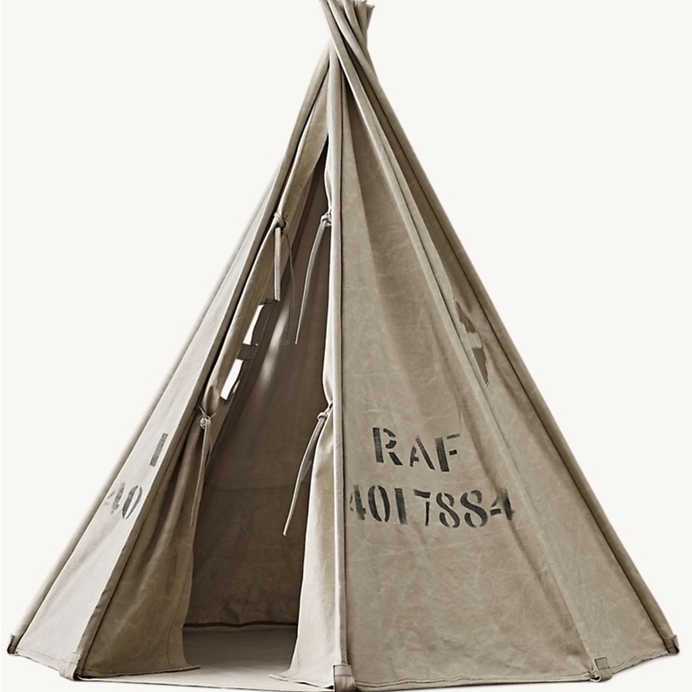 Restoration Hardware Kids Tent Army Airforce
